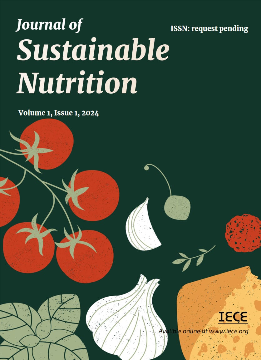Journal of Sustainable Nutrition Cover